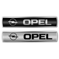 1/2Pcs Car Metal Chrome Emblem Car Fender Side Tail Body Stickers For Opel Zafira B Corsa Insignia Mokka Regal Car Accessories Sx0 For Opel gray