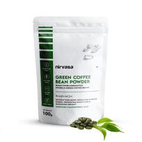 Nirvasa Green Coffee Bean Powder for Weight Management | Enriched with Chlorogenic Acid | Enhance Metabolism, Energy & Fitness | Unroasted Arabic