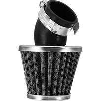 35mm Bent Rubber Tube Air Filter, Elbow Conical Motorcycle Carburetor Air Filter Cleaner Replacement, 45 Degree Angled Tube Filters for 110cc 125cc 35mm