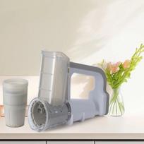 Cordless Electric Vegetable Slicer Handheld Electric Food Processor Vegetables Shredders  Meal Prep Grey white