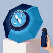 Napoli FC Mini 5 Fold Pocket Umbrella Compact Lightweight Anti UV Rain Sun Protection Umbrella Portable Travel Umbrella