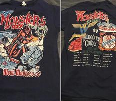1988 Remake Monsters Of Rock Tour T-Shirt Navy Tee Unisex Tee Nh22916 S gray