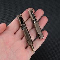 All-Metal Mini Brass Pen Easy Carry Neutral Ballpoint Pen Travel Pocket Pen  Writing Instruments ruda