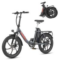 20-Inch Folding Electric Bike – 250W Motor, 20Ah Battery (960 Wh) up to 120 km range, 7 speeds-grey