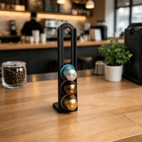 1Pc Vertical Coffee Pod Storage Rack Simple Style Coffee Capsule Organizer Practical Holder Kitchen Dining Room Office Storage