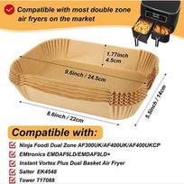 100x oro gruzdintuvų įdėklai vienkartiniai popieriniai įdėklai Nelipnūs pergamentai, skirti Ninja Dual 50Pcs
