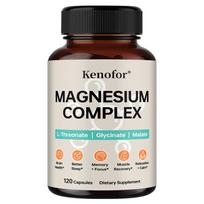 Kenofor Magnesium Complex Dietary Supplement, 120 Capsules 120 Capsules