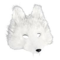 Full Head Face Cushion Therian Masque And Tail Set, Halloween Cat Fox Cosplay Costume, Funny Party Faux Fur Plush Animal Accessories for Masquerade B balta