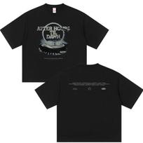 The Weeknd After Hours Til Dawn Tour 2026 T Shirts Men's Vintage Fashion Clothing T-shirt Hip Hop Short Sleeve T-shirts XXXXL gray