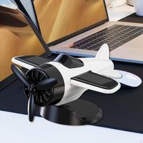 Drifting Airplane Ornament for Car Dashboard Solar Powered Accessory