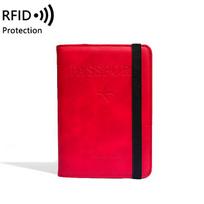 RFID Leather Passport Holder & SIM Card Organizer bordinė