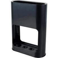 Umbrella Stand Rack Fits 4 Umbrellas Holder with Heavy Duty Metal Iron Panel Umbrella Stands with Non-Slip Soft Cushion black