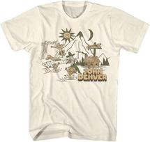 New John Denver Country Cotton White Shirt Unisex Concert S to 5XL EL0246 Unisex T-Shirt XL beige