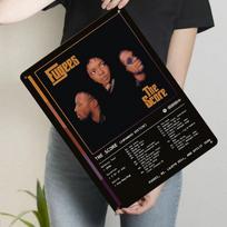 Fugees The Score Albumo Viršelis Individualus Metalinis Skardinis Ženklas Vintažinis Muzikos Meno Dekoras Namams Barui Sienos Dekoras 20x30cm（7.8x11.8inch） brown