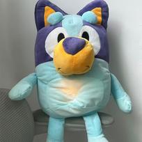 Anime Bluey Plush Breathing Doll Kawaii 30Cm Plaything Bluey Music Doll Present Doll Music Sound Model Girl Birthday Present Christmas Gift blue