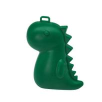 Toothbrush Case with Toothpaste Dispenser Cute Dinosaur Design Storage Box Portable Hanging Buckle Organizer for Home And Travel žalia