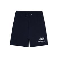 New Balance Essentials Stacked Logo Shorts Asia Sizing 'Navy' Men's AMS03558-ECL S gray