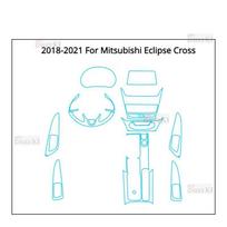 2018- For Mitsubishi Eclipse Cross NAVIGATION Central Control Car Film Interior Accessories TPU Transparent Protector Film Right-hand drive