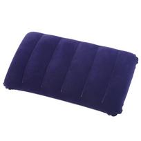 Inflatable Travel Pillow 65x45cm Portable Lightweight Air Cushion for Camping Hiking Outdoor Use Durable and Comfortable Design One Size tamsiai mėlyna spalva