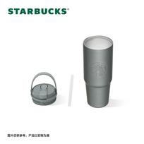 Starbucks Gray Dual-Drink Stainless Steel Travel Mug 800ml Insulated Hot and Cold Water Bottle Car Cup Gift for Women and Men