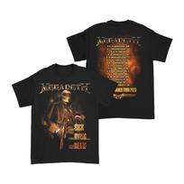 Megadeth World Tour 2023 T-shirt L brown