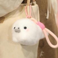 Cute Bubble Seal Plush Toy Stuffed Animal With Octopus Hat Soft Kawaii Ocean Animal Pillow For Kids Birthday Gift Home Decor white