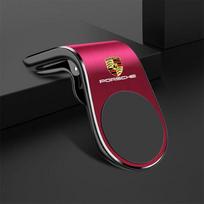 Metalinis magnetinis telefono laikiklis GPS laikiklis Oro ventiliacijos spaustukas Porsche Cayenne Macan Panamera 918 911 Automobilio interjero aksesuarai raudona