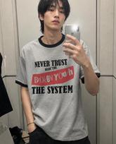 IDWS Broken Ringer T-Shirt Gray Gray/0 brown
