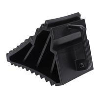 2pcs Wheel Chocks with Carry Handles Anti Slip Tire Chock for Travel Trailer Campers Truck black