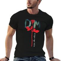 JLVGL201 DM Depeche Mode Violator Enjoy The Silence T-Shirt Outdoor Work Short Sleeve Top XXL black
