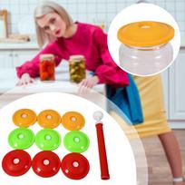 Jar Vacuum Sealer Kit Reusable Pickle Jar Sealing Covers For Food Storage Organizer China Mainland red