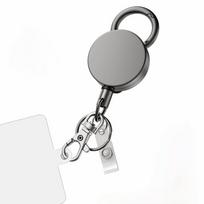Retractable Phone Holder Lanyard Anti-Drop Retractable Keychain Anti-Drop Harness  Hiking Style 2