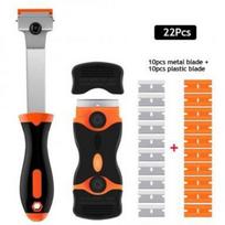 3D Printer Scraper Kit Angled Metal Scraper For Stubborn Prints Plastic One For Scratch Free Removal oranžinė