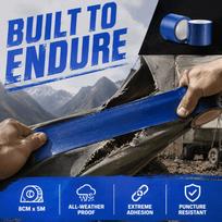 Strong Adhesion Leakage Patch Tape Waterproof Leak-Proof Tent Repair Tape  Boat Cover mėlyna