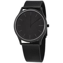 SKAGEN Jorn Kvarcinis Juodas Ciferblatas Vyriškas Laikrodis Moteriškas Kvarcinis Laikrodis Nerūdijantis Plienas 50m 41mm valanda SKW6422 juoda
