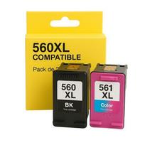 2 Cartouches Compatibles CANON PG-560XL CL-561XL Pixma TS 5300 à TS 7451 & Pixma TS 5350a à TS 7451a & Pixma TS 5350i à TS 7451i