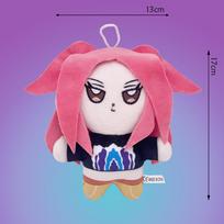 Naujas Anime K-pop demonų medžiotojai Raganų medžioklės būrys Pliušinis Rumi Mira Zoey Merginų grupė Pliušinė lėlė Žaislas Helovinas Vaikų dovana pink