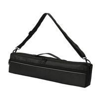 Concert Flute Carry Case Wear Resistant Storage Bag Plush Inside Flute Protect black