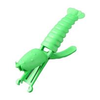 Ergonomic Crayfish Peeler Ergonomic Sheller Plastic Lobster Peeling Tool for Family Meals and Seafood Enthusiasts žalia