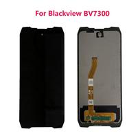 Pilnas LCD ekrano ir skaitmenintuvo surinkimas, skirtas Blackview BV7300 black