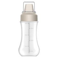 5 Hole Dispenser Bottle with Leak Proof Clear Cover Cap Kitchen BBQ Salad Sauce balta
