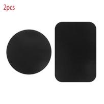 Metal Sticker GPS Bracket Metal Plate Dashboard Mount Magnetic Stand Phone Holder 1 black