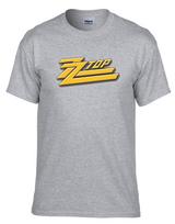 26 ZZTOP ZZ TOP Rock Metal Rules Fun Music Logo Grey T-Shirt -375_Grey- Unisex T-Shirt XXXXL gray