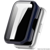 Stiklas+Dėklas For Huawei Band 11Pro 11 Grūdintas Stiklas Ekrano Apsauga Bamperis For Huawei Band 11NFC 11Pro NFC Aksesuarai Huawei Band 11Pro mėlyna