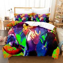 3D Printed Anime Chainsaw Man Bedding Set Makima Duvet Cover Single Twin Quilt Home Textile 70x133cm 2pcs