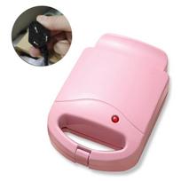 Portable Electric Dual Waffles Sandwich Maker Non Toast Breakfast Machine rožinė