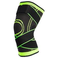 Sports Knee Pads Knitted Straps Pressurized Breathable Nylon Professional Protective Gear for Basketball Running Mountaineering S