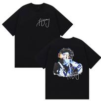 Rapper Harry Styles Tour 2026 Graphic T Shirt Men's Retro Style Hip Hop Clothing T-shirt Casual 100% Cotton Short Sleeve Tshi... S įvairiaspalvis