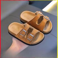 Boys' Shoes  Girls' Anti-slip Soft-soled Flip-flops 40-41 tamsiai ruda spalva