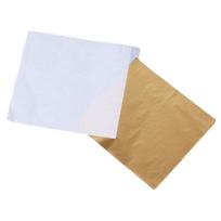 100PCS 24K Gold Leaf New Facial Cover Arts Crafts Paper Home Real Gold Foil Gilding Wrapping Paper Envelope Decor Supplies auksinė